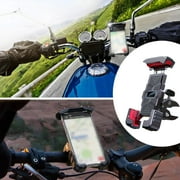 Fnochy Universal Motorcycle Bike Phone Mount - Shockproof Adjustable Holder for Smartphones, Easy Installation, Durable Anti-Slip Design for Cycling Navigation